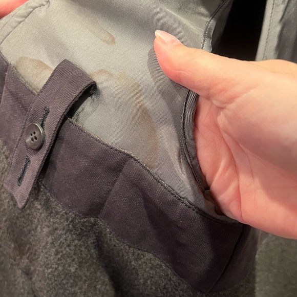 Vintage Barneys New York Mens Size M Rain/Trench Style Jacket in Off Black - Picture 15 of 15